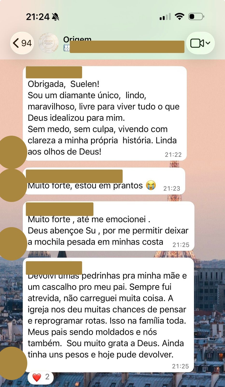 Relatos sobre clareza, emoção e libertação de pesos do passado